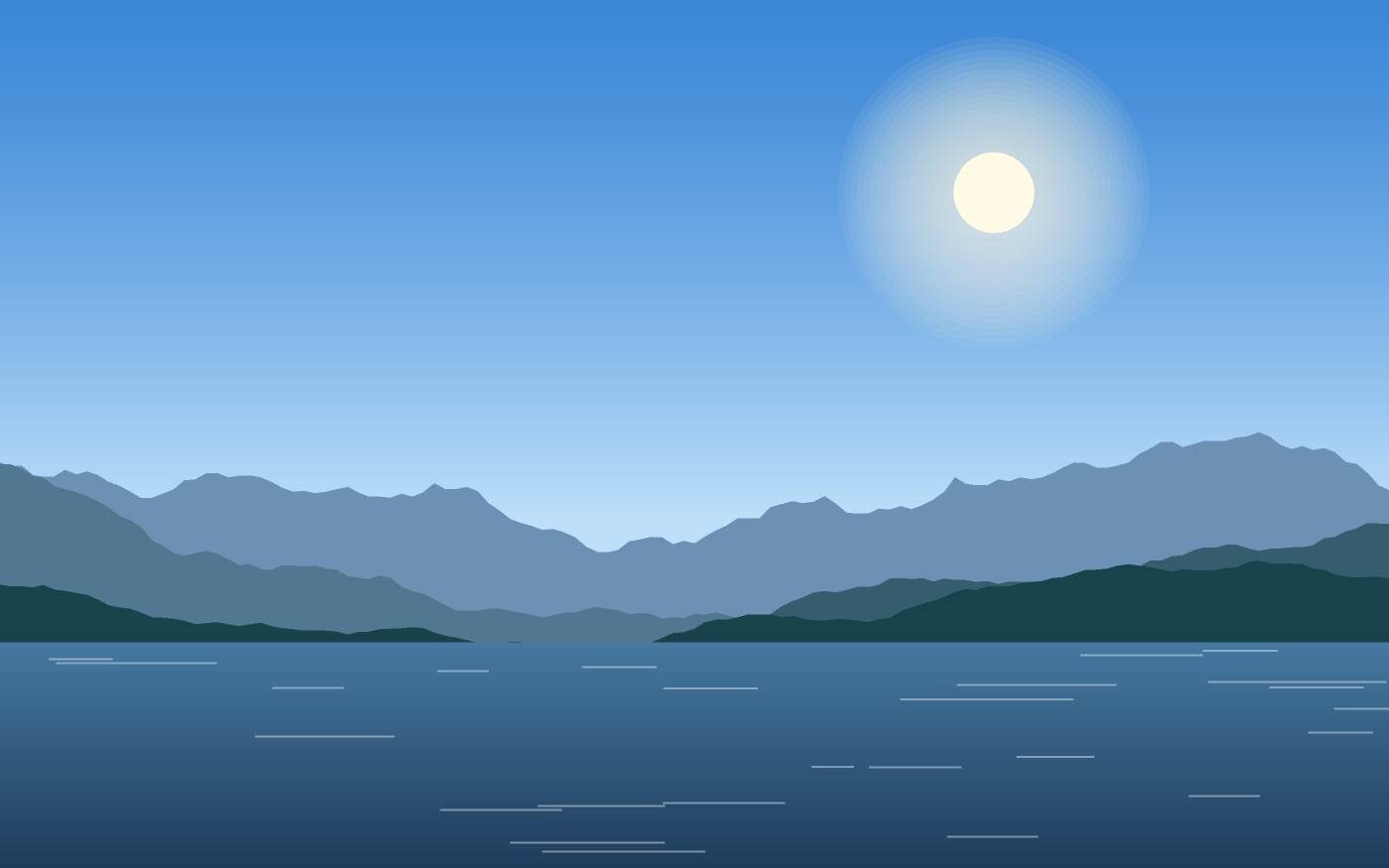 Landschaftsillustration