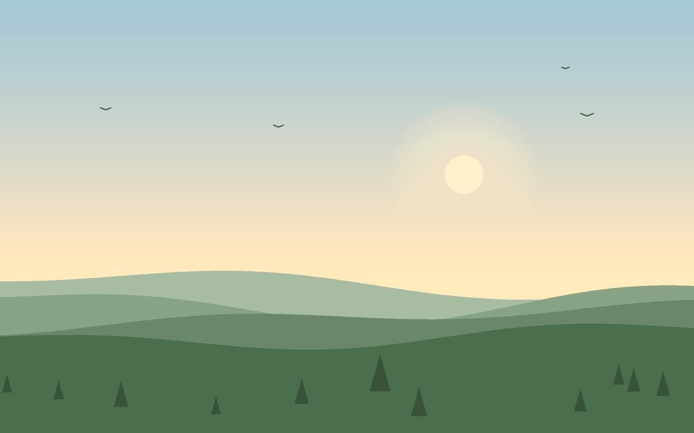 Landschapsillustratie