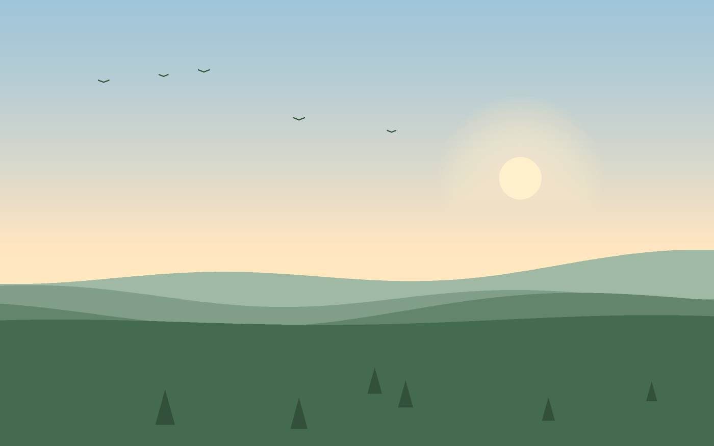 Landschaftsillustration