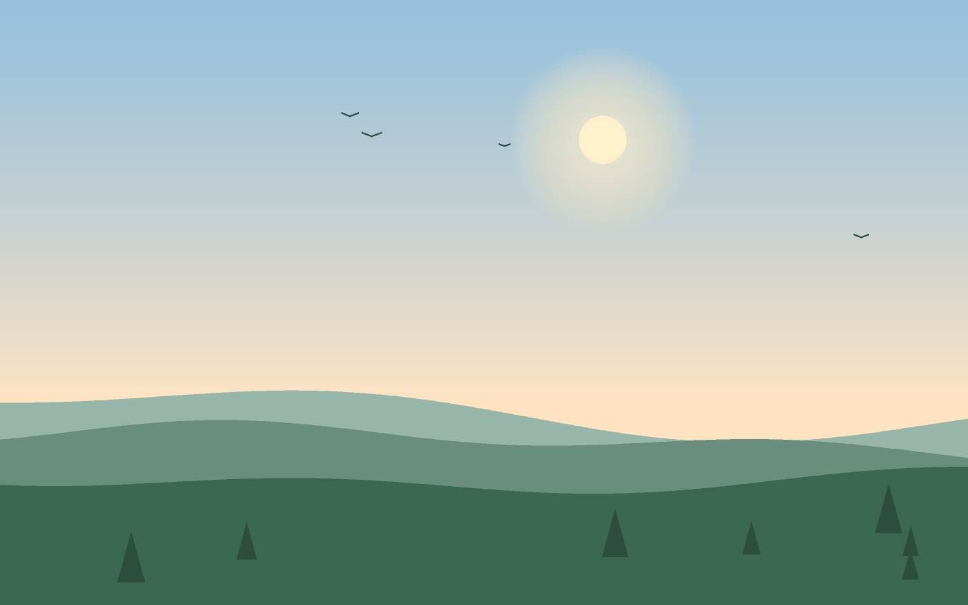 Landschaftsillustration