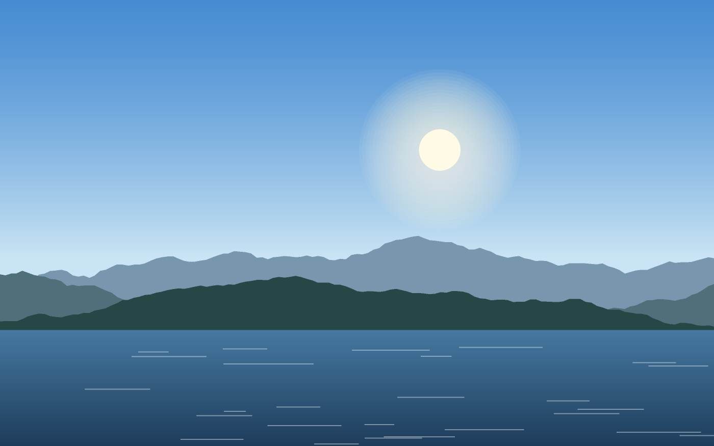 Landschaftsillustration