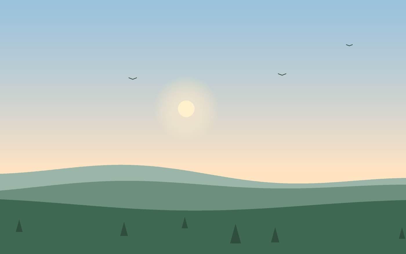 Landschaftsillustration