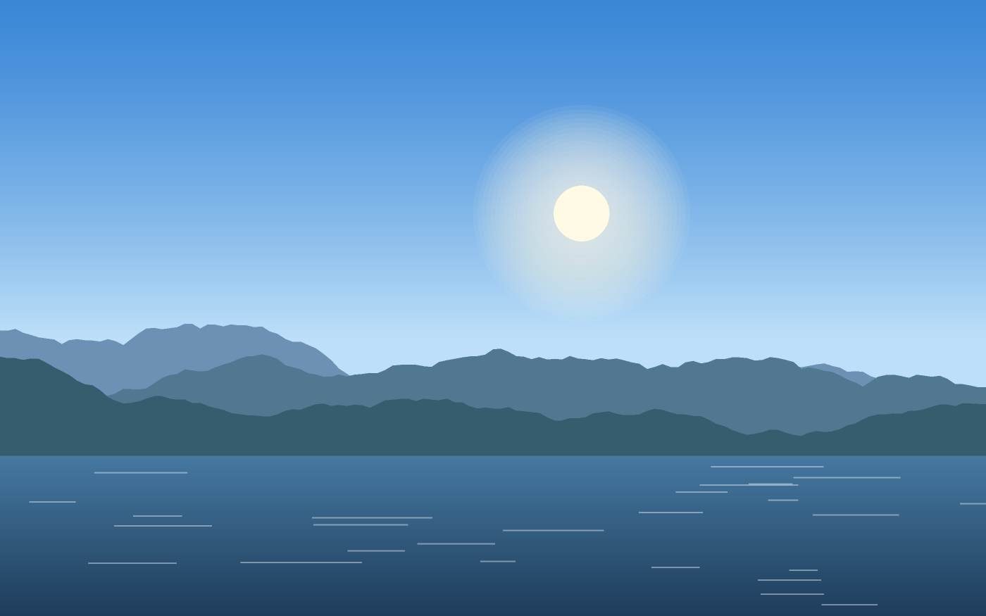 Landschaftsillustration