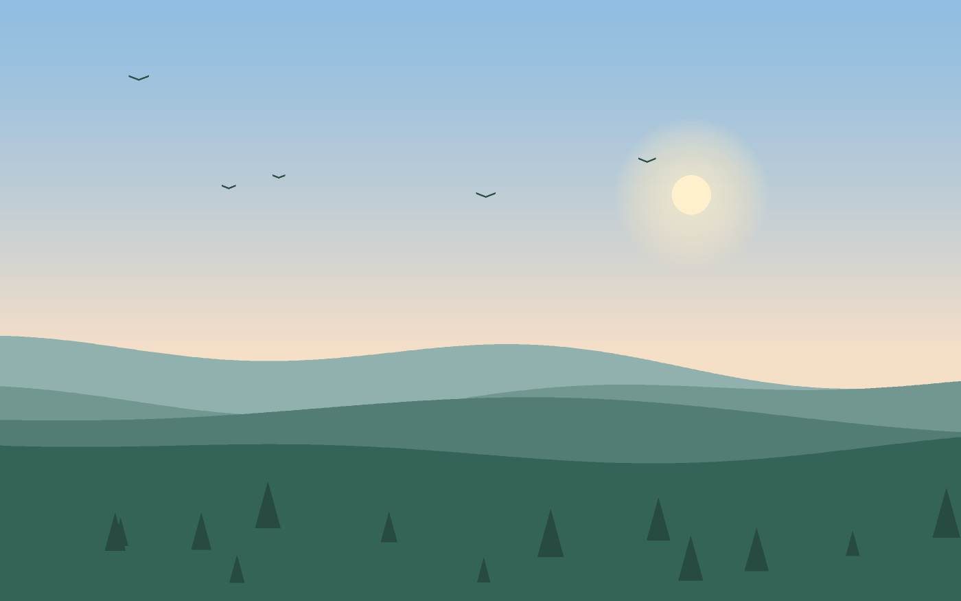 Landskabsillustration