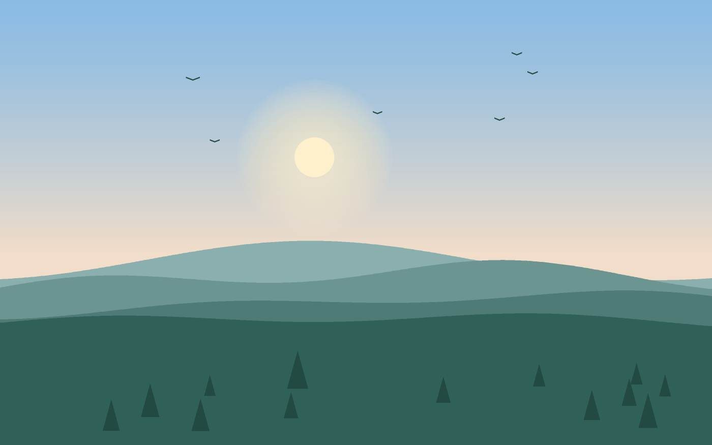 Landskabsillustration