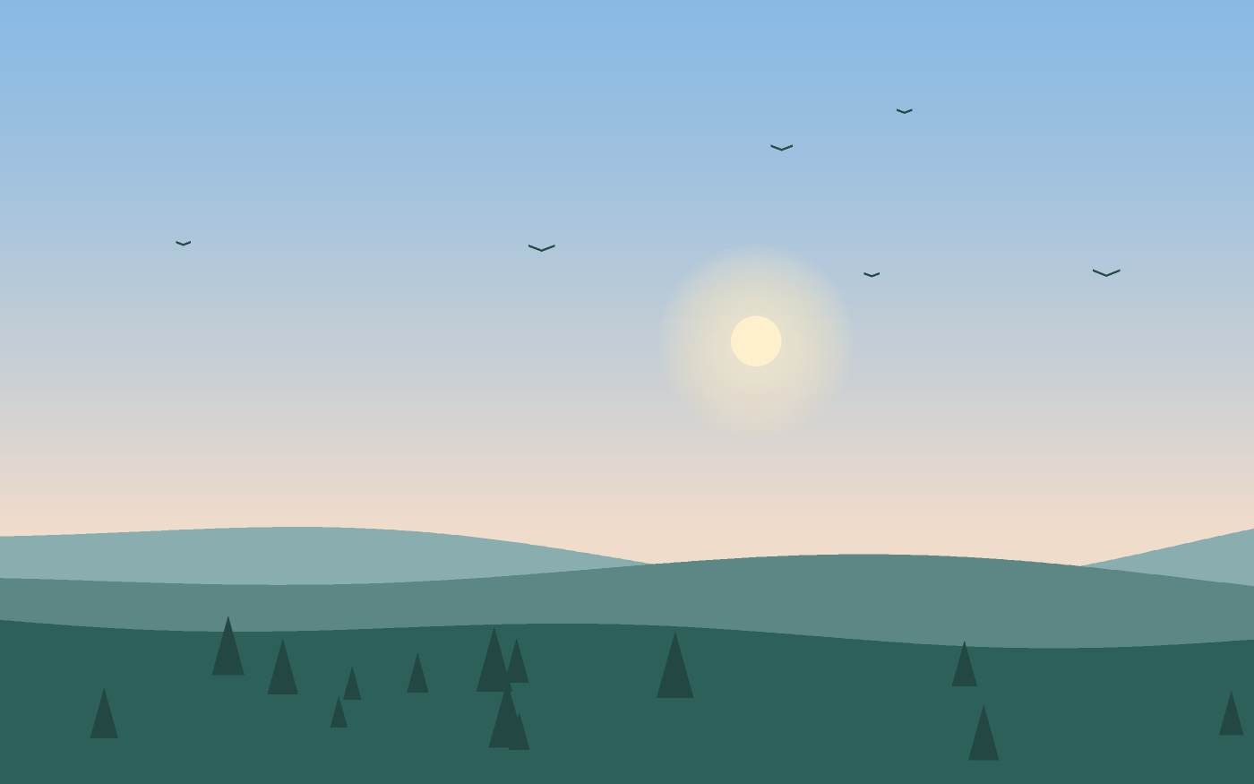 Ilustración de un paisaje
