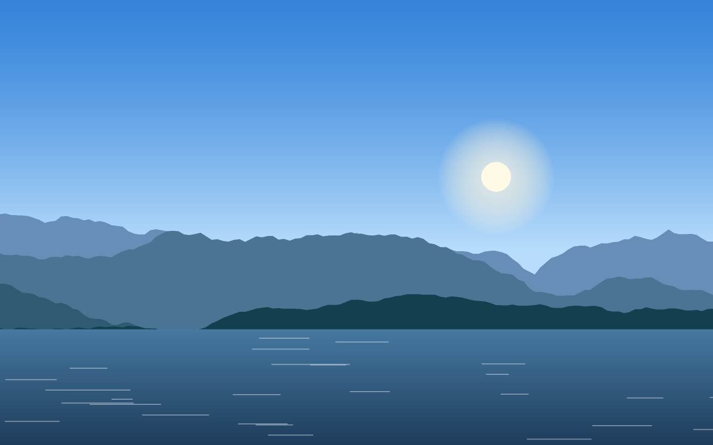 Ilustración de un paisaje