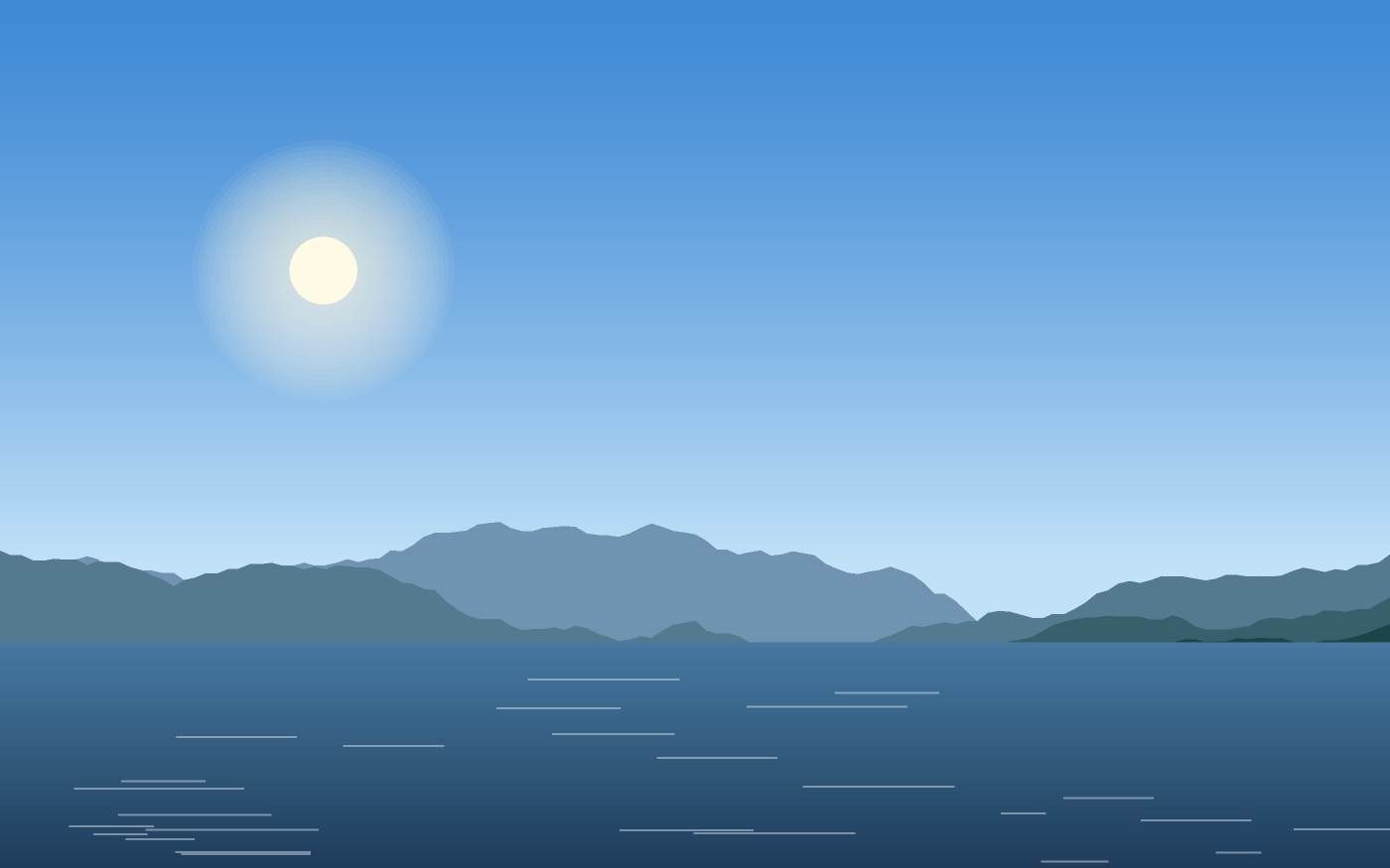 Ilustración de un paisaje