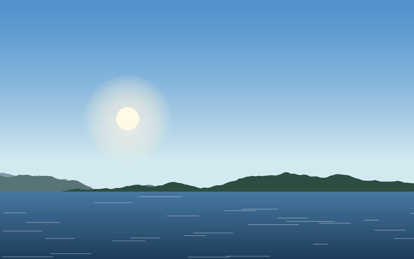 Illustrazione di un paesaggio