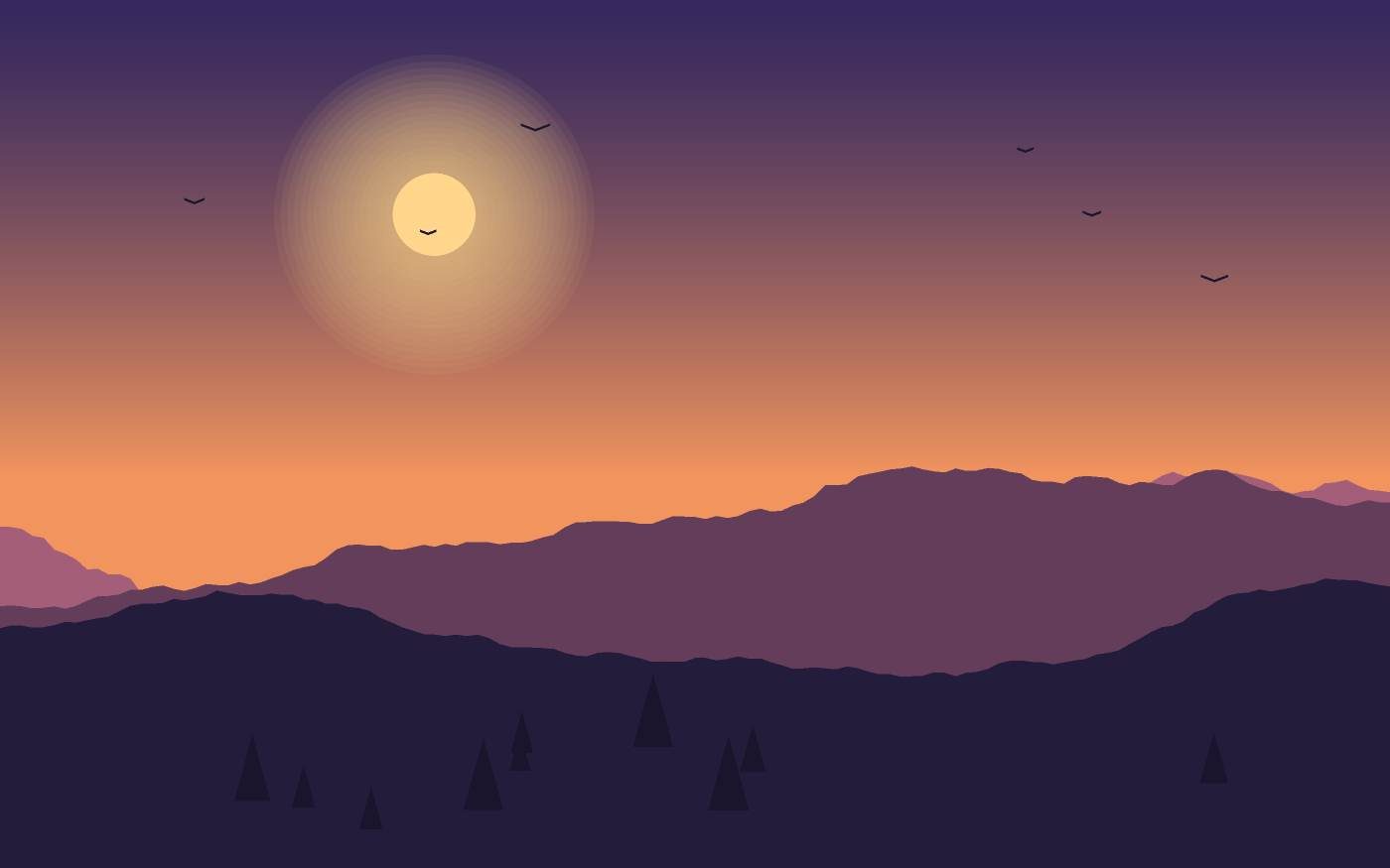 Ilustracja krajobrazu